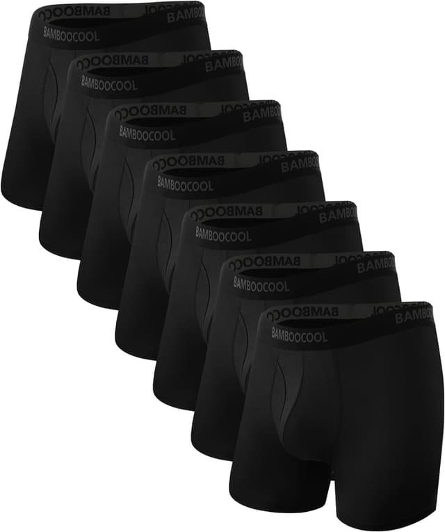 Detalle de BAMBOO COOL Boxer Briefs 7-Pack 🩲