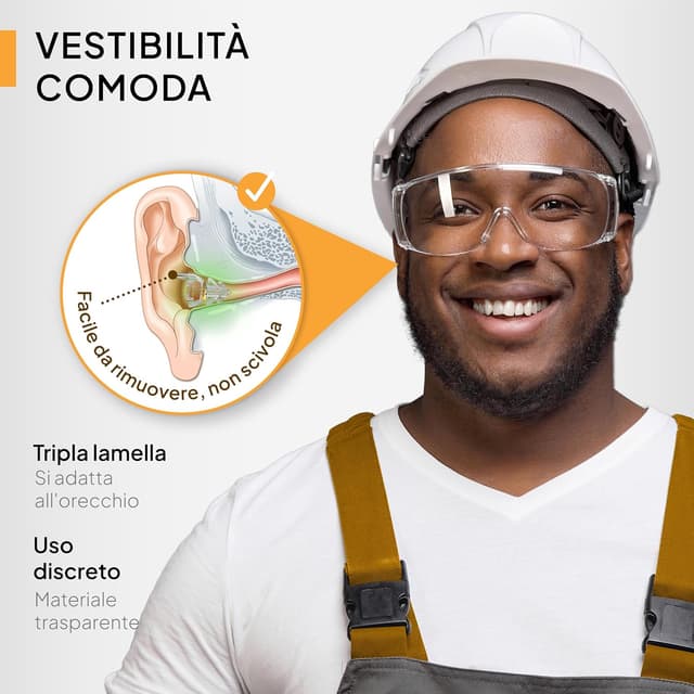 Detalle de Senner WorkPro tappi antirumore con custodia