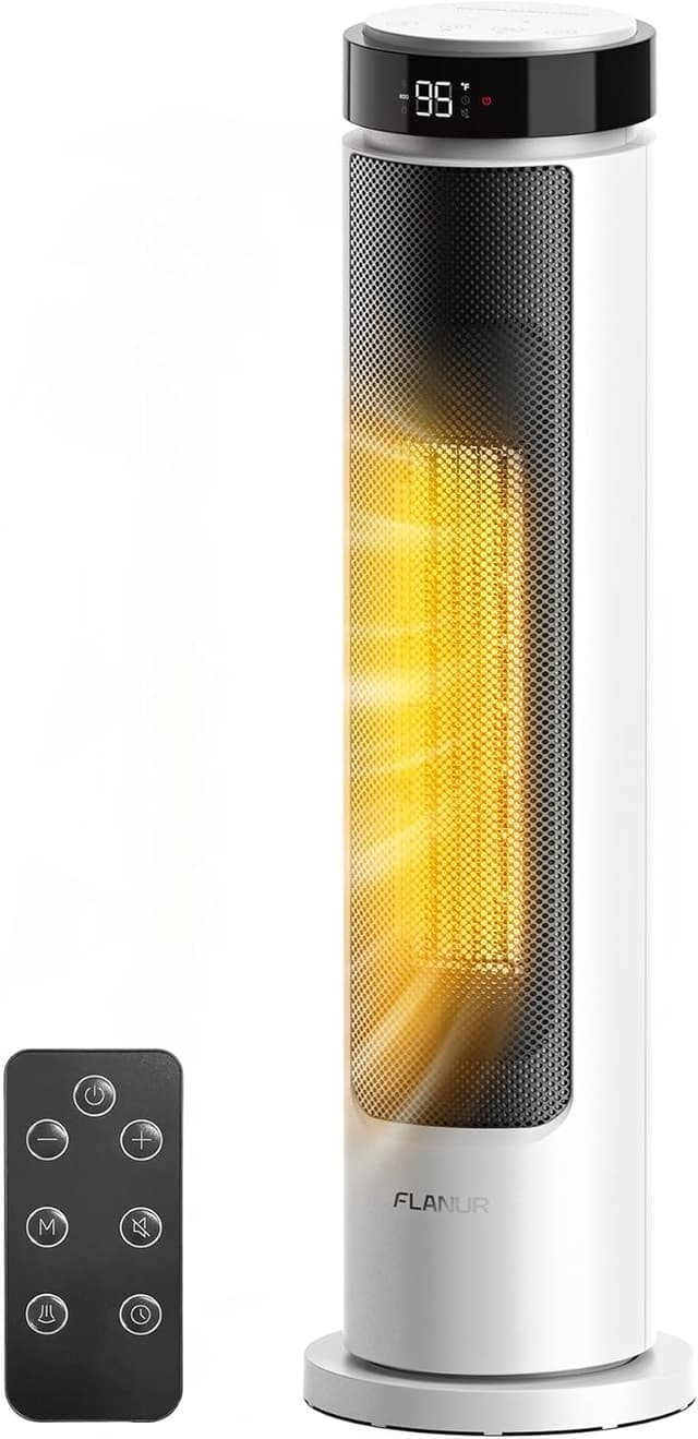 Thumbnail 6 de FLANUR Electric heater 1500W with remote