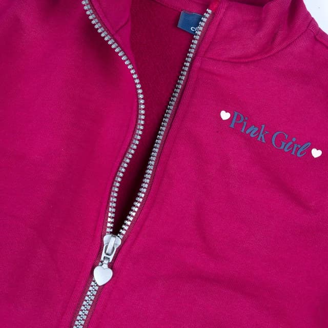 Detalle 2 de Felpa Bambina Chicco con zip e morbido tessuto