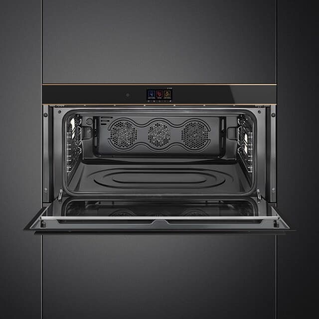 Detalle 2 de Smeg SFPR9604TNR horno compacto pirolítico 60 cm