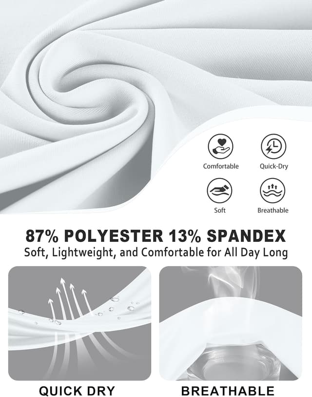 Detalle 2 de WISMBOX Women’s Compression Base Layer Short Sleeve Quick Dry Gym Top