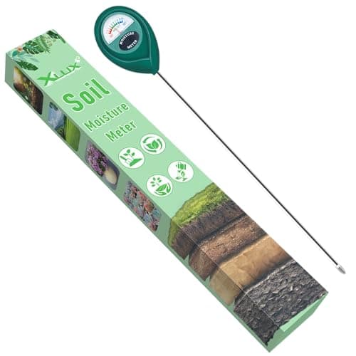 Detalle de XLUX medidor de humedad de suelo con sonda larga (uso profundo) para plantas de interior y exterior