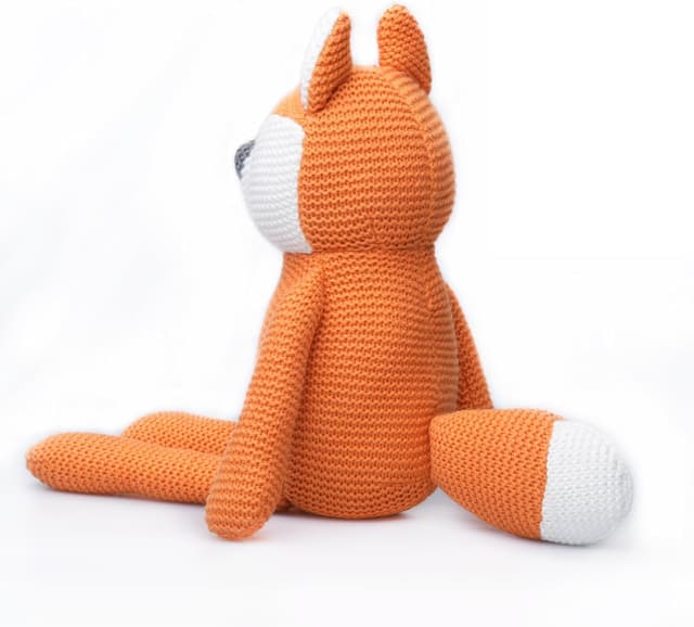 Detalle de Fluffyfun Orange Fox Plush 7.1 in