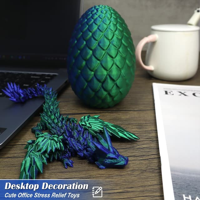 Detalle 2 de DUOCIYUAN 3D Drachenei im Ei