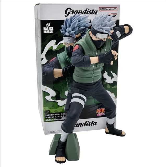 Detalle 2 de Banpresto Kakashi Hatake Grandista 23 cm — figura coleccionable