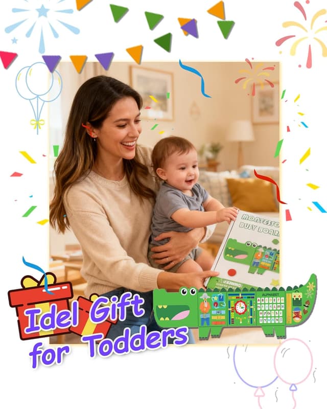 Thumbnail 6 de snookids Busy Board Montessori pliable pour enfants 🎲