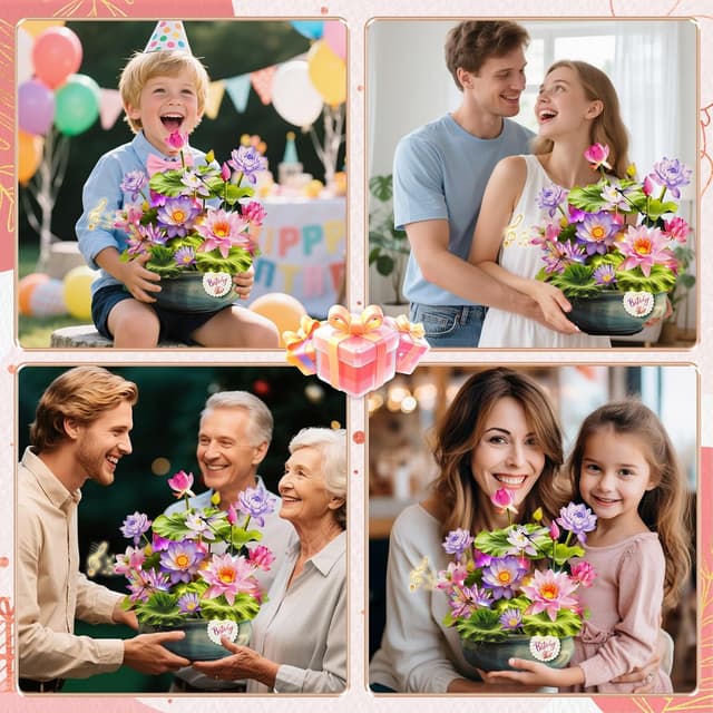 Detalle 1 de WUJUN musical birthday card 30 seconds