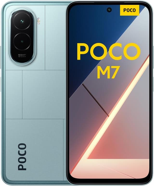 Detalle de XIAOMI POCO M7 (8+256 GB) – 6,9" FHD+-Display mit 144 Hz, 7000-mAh-Akku und Dual-Kamera mit 50 MP