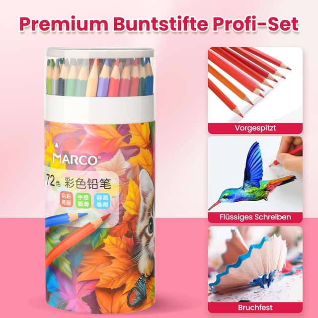 Thumbnail 3 de MARCO Buntstifte 48 Farben, Ölbuntstifte