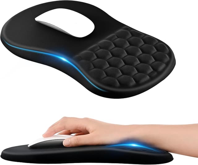 Detalle de EooCoo Ergonomic Mouse Mat with Massage Wrist Rest