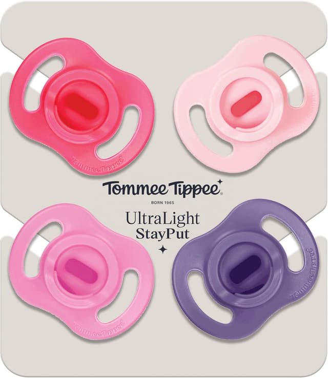 Thumbnail 1 de Tommee Tippee Ultra‑Light StayPut Dummy 4-pack