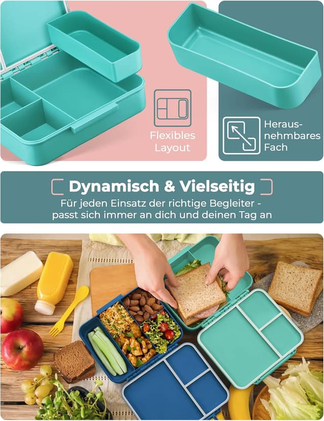 Thumbnail 5 de My Vesperbox Kinder-Brotdose mit Fächern Liv