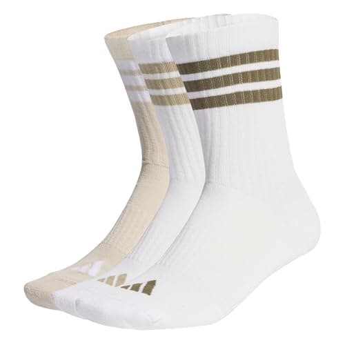 Detalle de adidas 3STRIPES CUSHIONED pack de 3 calcetines deportivos tobillo/crew unisex