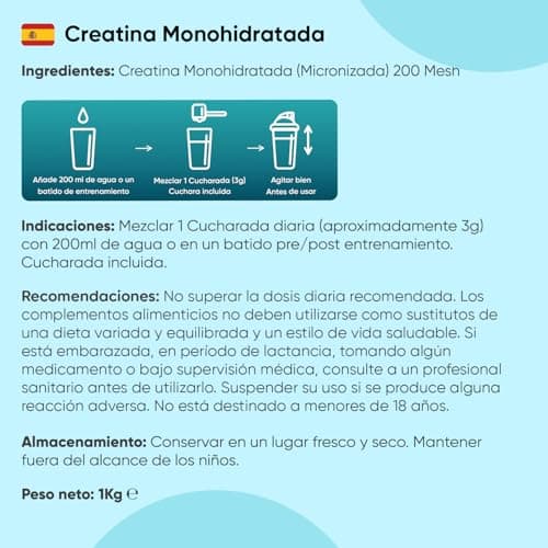 Thumbnail 4 de WeightWorld Creatina Monohidratada 1kg