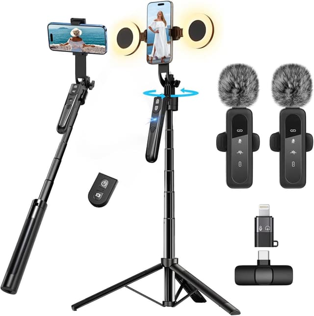 Detalle de Content Creator Vlogging Kit Tripod 70-inch