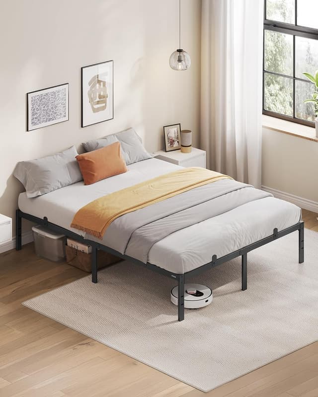 Detalle de VASAGLE Doppelbettgestell RMB134B01 (140 x 200 cm) mit Unterbettaufbewahrung