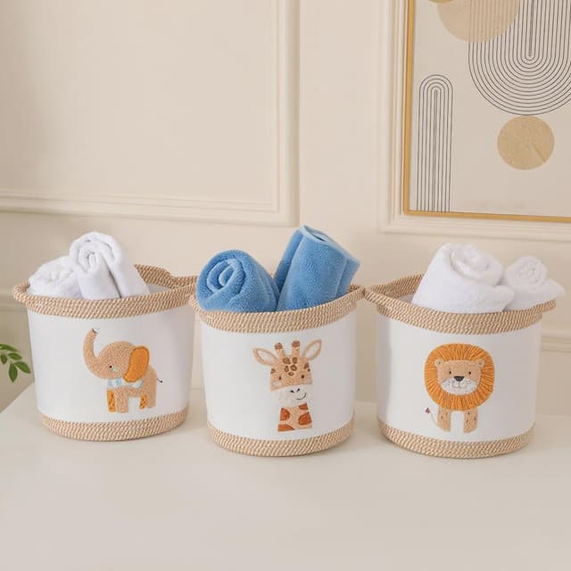 Detalle 2 de Tidelit Aufbewahrungskorb-Set 3-teilig 21 Liter