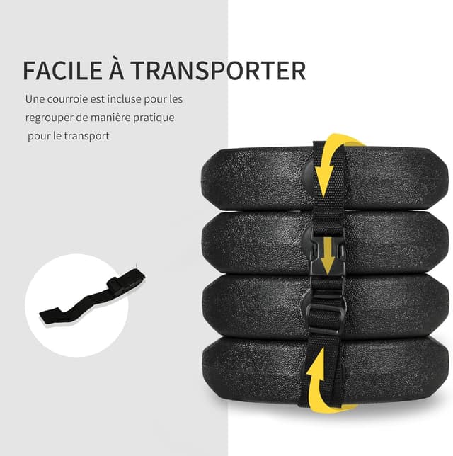 Thumbnail 5 de Outsunny Poids de lestage 4pcs pour tonnelle