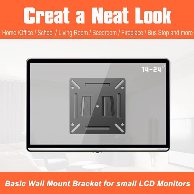 Detalle 1 de JXMTSPW VESA 100x100 wall mount 12mm