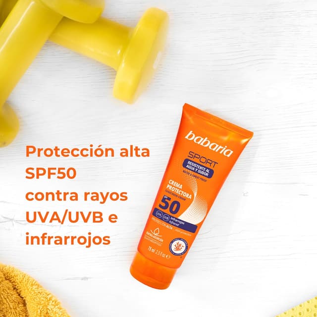 Detalle 2 de Babaria Sport Crème solaire 75 ml