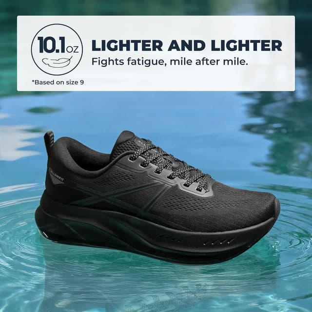 Detalle 2 de ALLSWIFIT Men’s Road Running Shoes Cushion Tennis Shoes with Arch Support (Active5K)