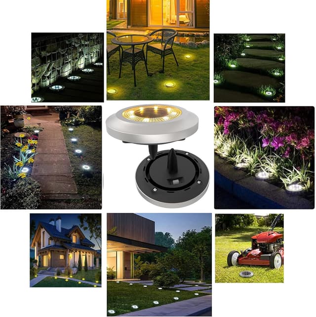 Thumbnail 5 de ZFITEI 12 Pack Solar Ground Lights 600mAh