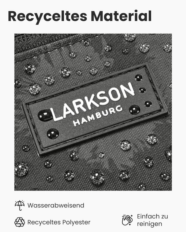 Thumbnail 6 de LARKSON Finn Bauchtasche für Damen & Herren grau Leo – Hüfttasche, Crossbody & Gürteltasche, wasserabweisend