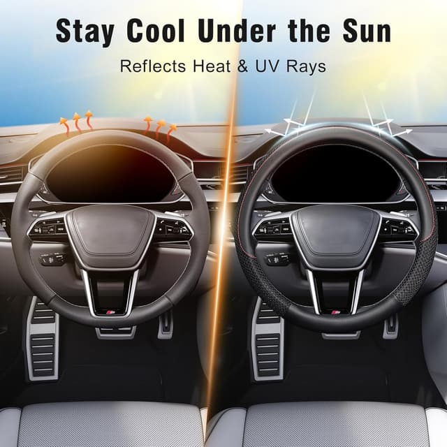 Thumbnail 3 de KAFEEK 15 inch Steering Wheel Cover