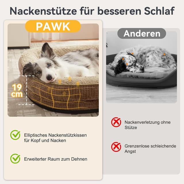 Thumbnail 2 de Pawk orthopädisches Hundebett für mittelgroße Hunde