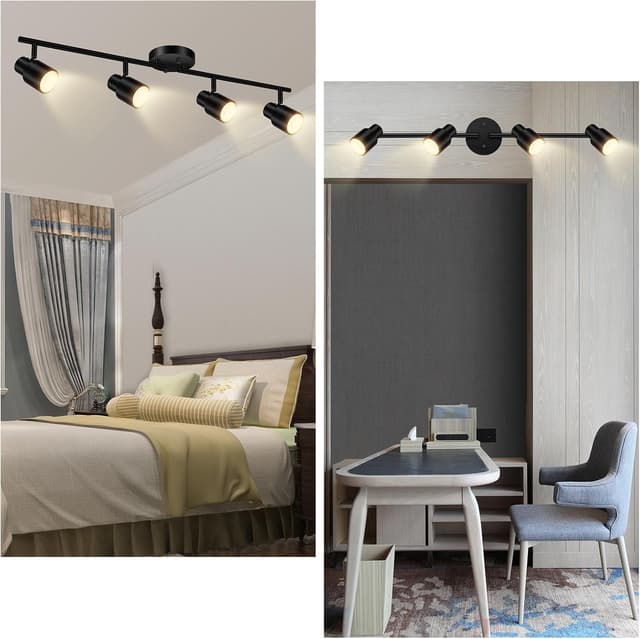 Thumbnail 6 de BoostArea LED 4-Light Track Lighting Kit for Rooms