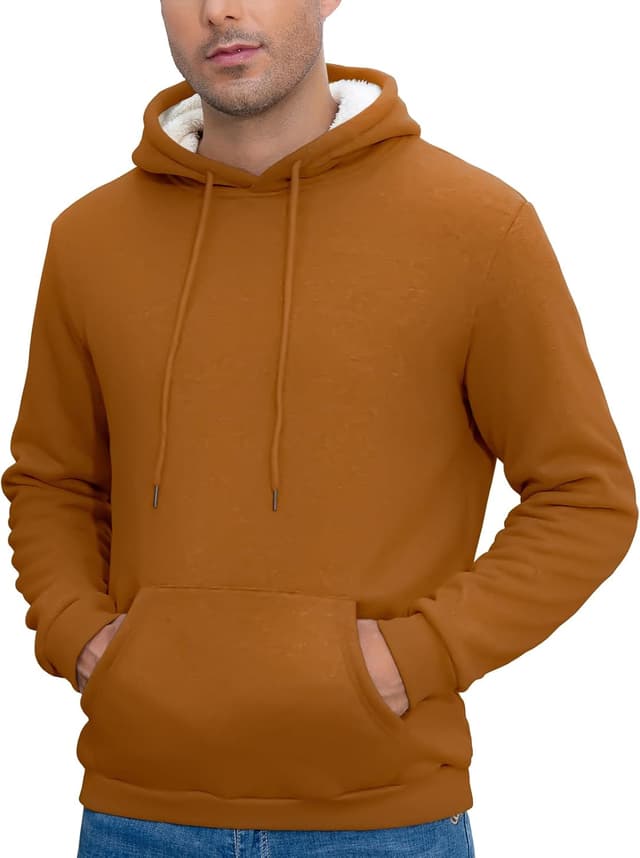 Imagen de Vorvowry Felpa con Cappuccio Uomo Pile caldo en OfertitasTOP