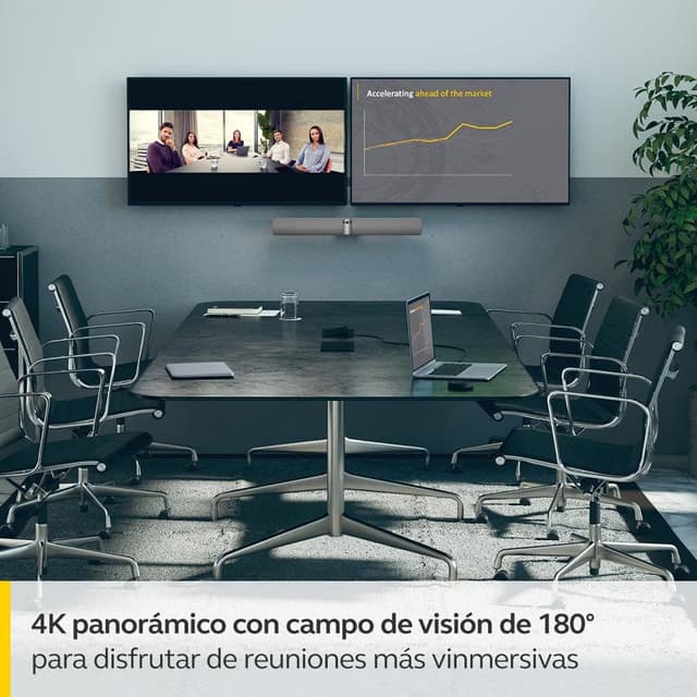 Detalle 2 de Jabra PanaCast 50 barra de vídeo panorámico 4K