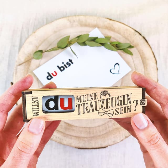 Thumbnail 3 de Trauzeugin Fragen Box Duplo Geschenk