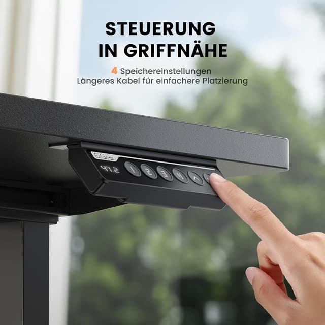 Thumbnail 4 de ErGear Höhenverstellbarer Schreibtisch 120 kg