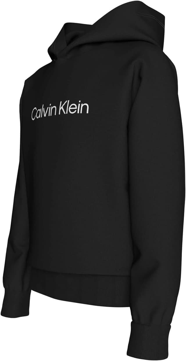Detalle de Calvin Klein Inst. Logo Reg. Terry Hoodie à capuche en molleton de coton