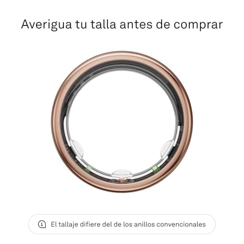 Detalle 2 de Oura Ring Gen3 Horizon Talla 13, Rose Gold