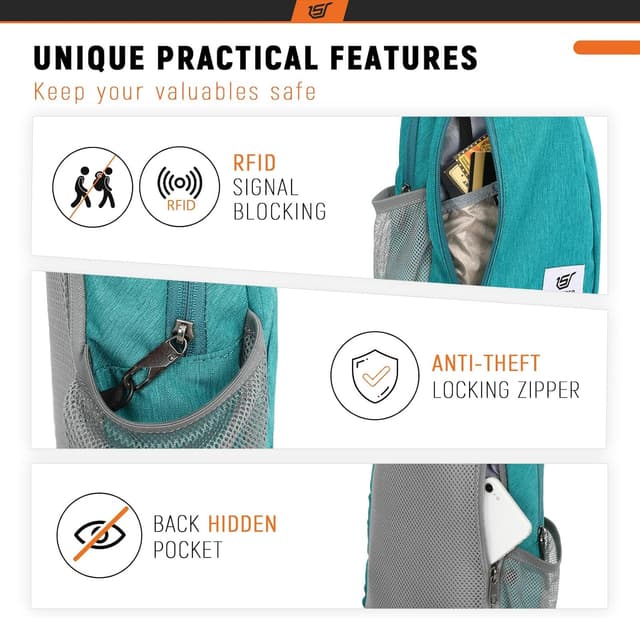 Thumbnail 2 de SKYSPER Sling Bag RFID Crossbody