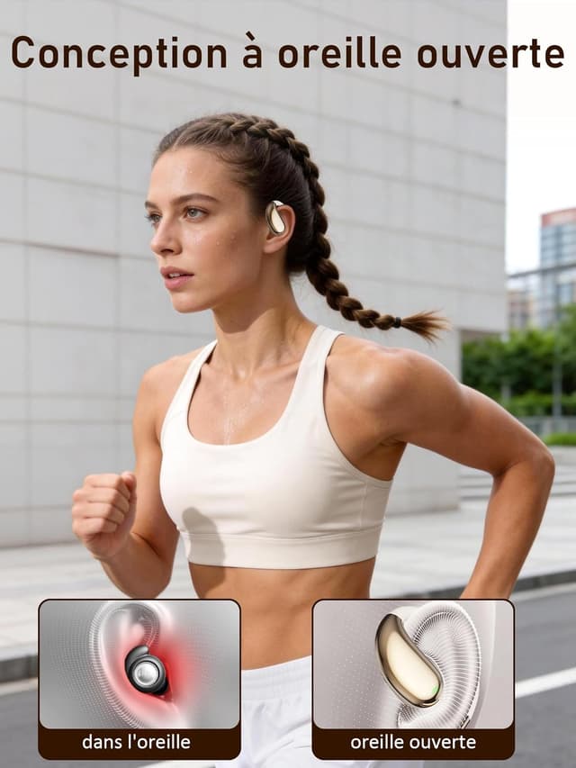 Thumbnail 6 de AI Ecouteur traducteur instantané vocal Bluetooth 6.0 Open-Ear – 156 langues, modes 3-en-1 (musique, appels, traduction)