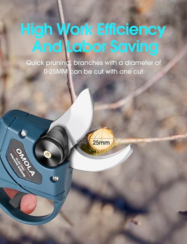 Thumbnail 1 de Forbici potatura elettriche 21V 2Ah, taglio 25 mm ✂