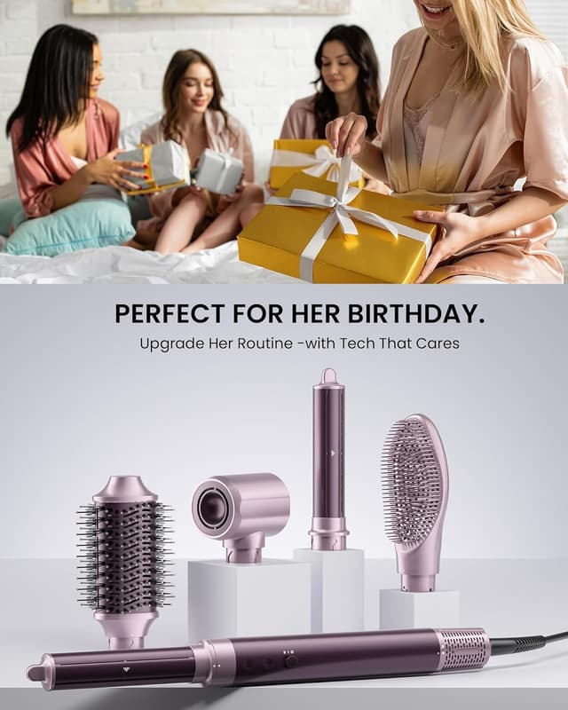 Thumbnail 6 de MESCOMB Dual Voltage Hair Dryer Brush 5‑in‑1 ✈