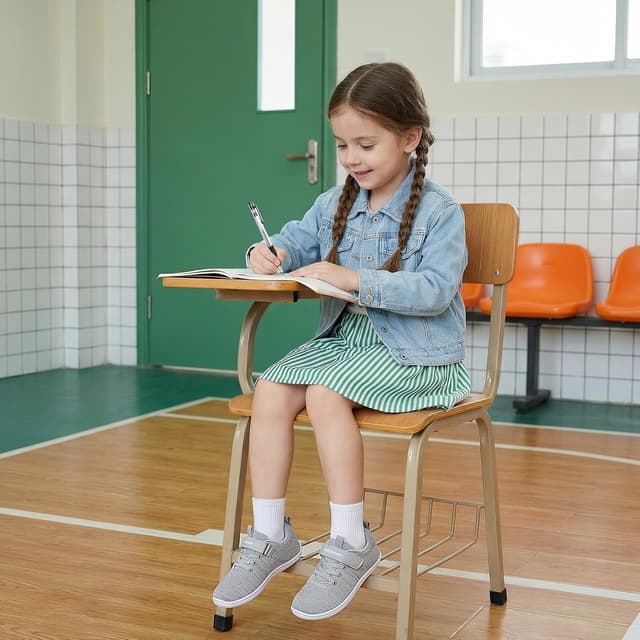 Detalle 2 de IceUnicorn Kinder-Hausschuhe als Barfußschuhe – minimalistische Hallenschuhe mit Zero-Drop