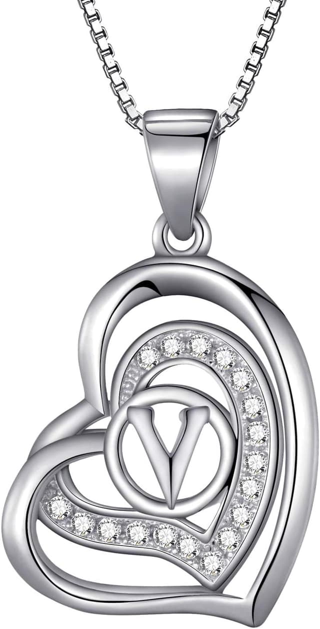 Thumbnail 6 de Morella Collana cuore zirconi 45 cm