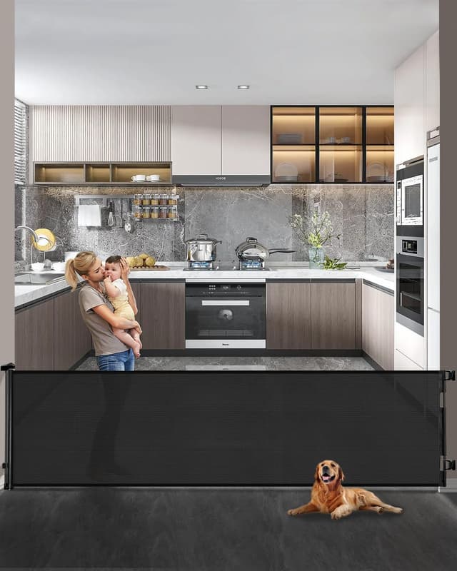 Thumbnail 1 de Lexixi ibao Retractable Mesh Baby Gate