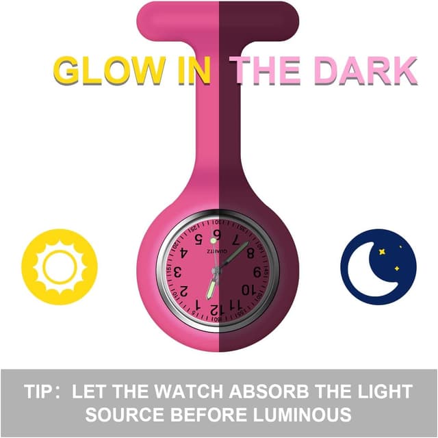 Detalle 1 de Vicloon Krankenschwester Uhr Clip 3er Set