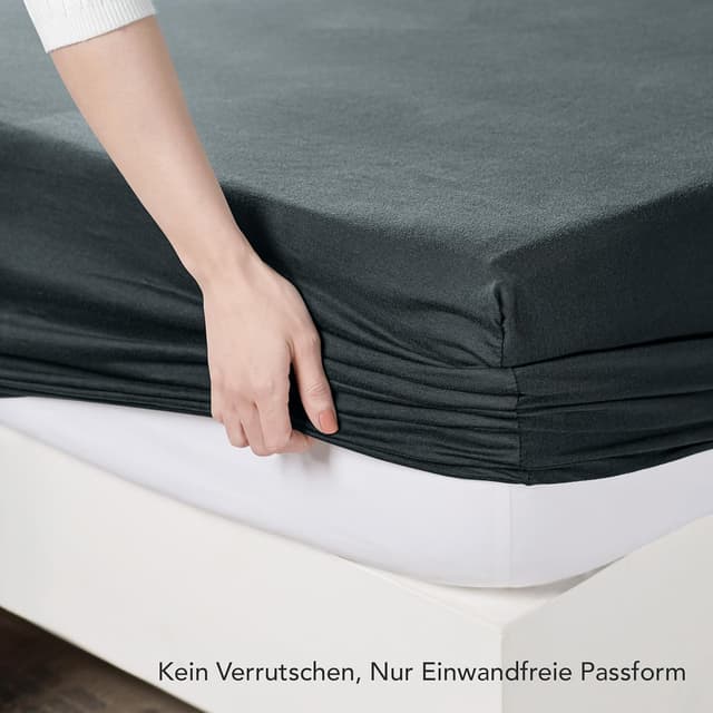 Detalle 2 de Utopia Bedding Jersey Spannbettlaken 180 x 200