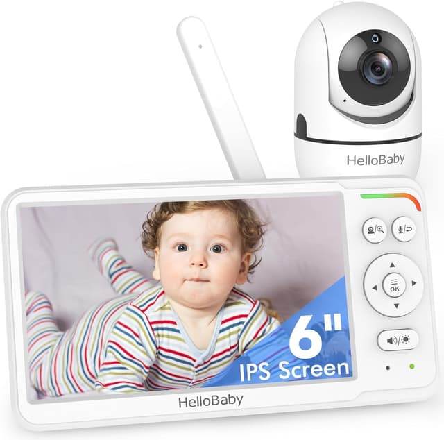 Thumbnail 2 de HelloBaby HB6550 5" baby monitor with PTZ camera