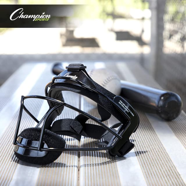 Thumbnail 1 de Champion Sports Steel Softball Face Mask