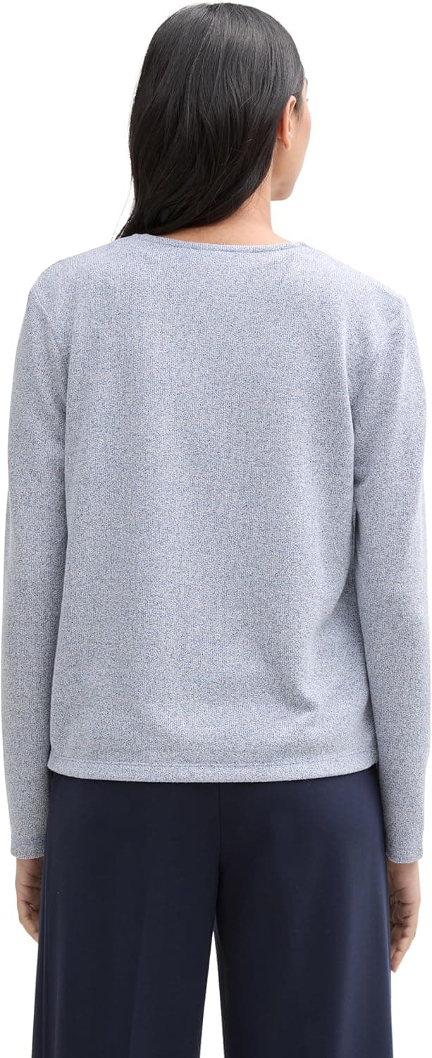 Detalle de Tom Tailor 1036778 cardigan estivo basic da donna a maniche lunghe