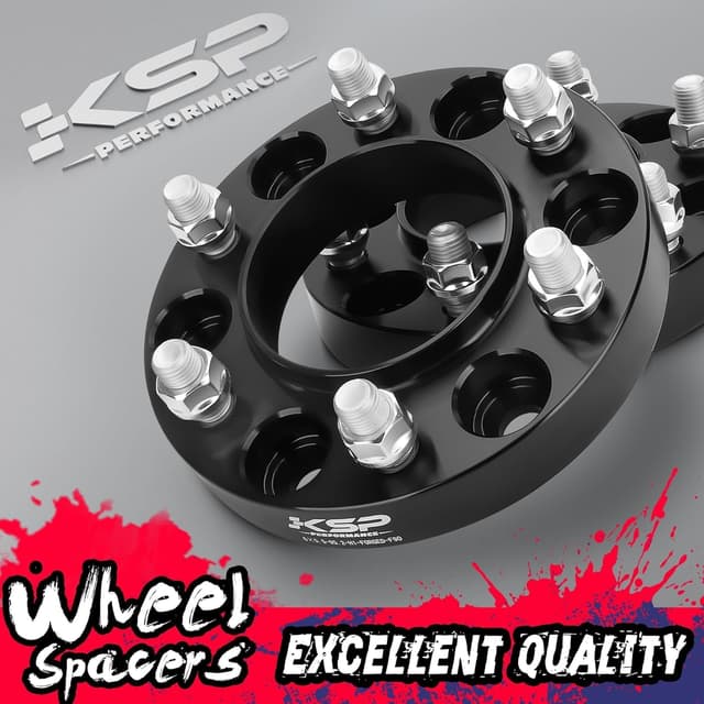 Detalle de KSP 1-inch 6x139.7 Wheel Spacers (4PCS) with 14x1.5 Studs for 2024+ Tacoma and select Toyota/Lexus models